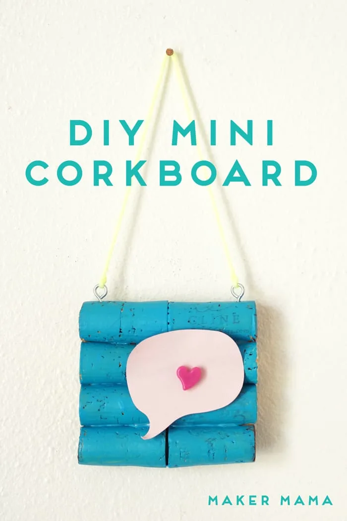 DIY Cork Board (Mini) Made from Wine Corks! - DIY Candy